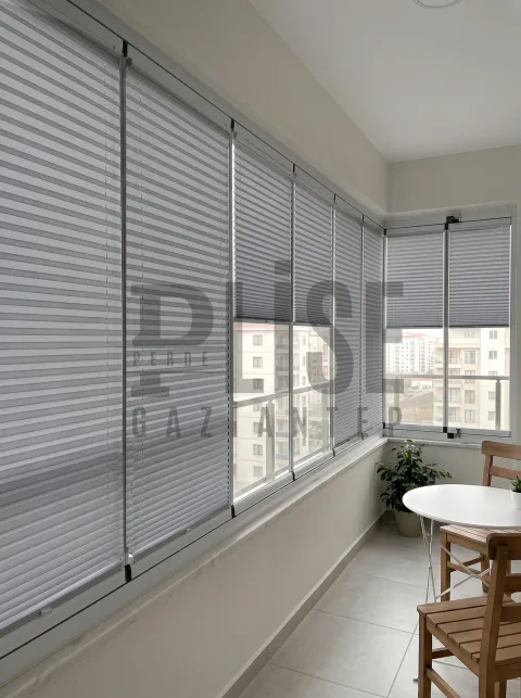 NANO PRO 03 Nano Pro Kumaş plise perde — Cam balkon