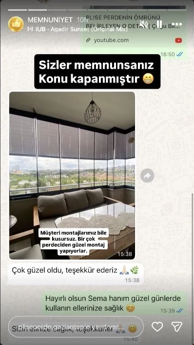 Instagram plise perde memnuniyet paylaşımı 3