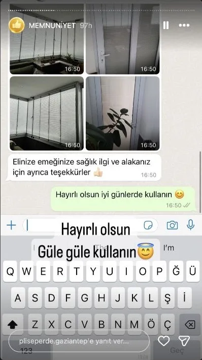 Instagram plise perde memnuniyet paylaşımı 34