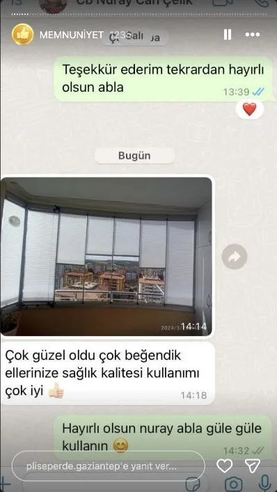 Instagram plise perde memnuniyet paylaşımı 16