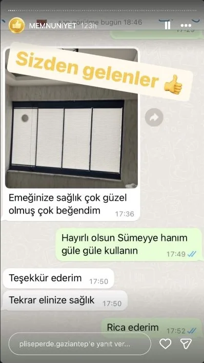 Instagram plise perde memnuniyet paylaşımı 14