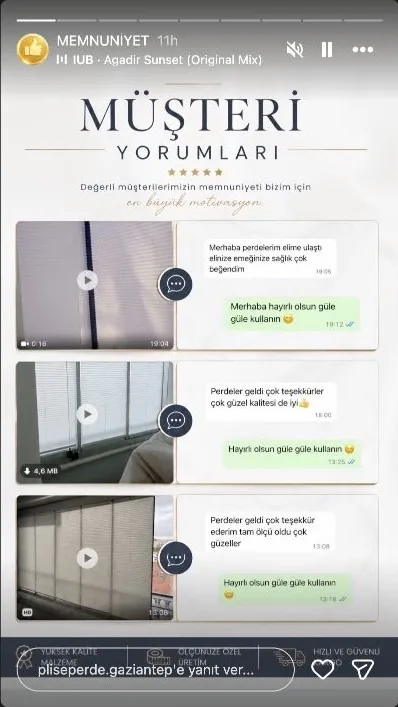 Instagram plise perde memnuniyet paylaşımı 2