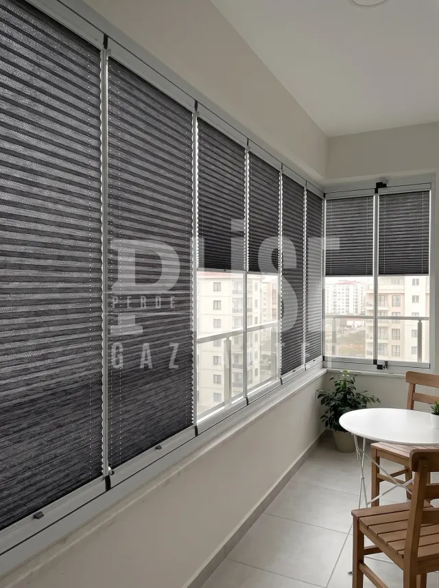 NEO FASHION 04 Modern Desen plise perde — Cam balkon