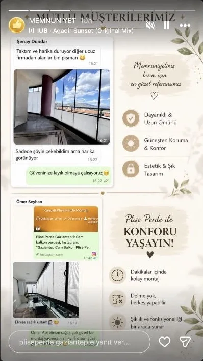 Instagram plise perde memnuniyet paylaşımı 4