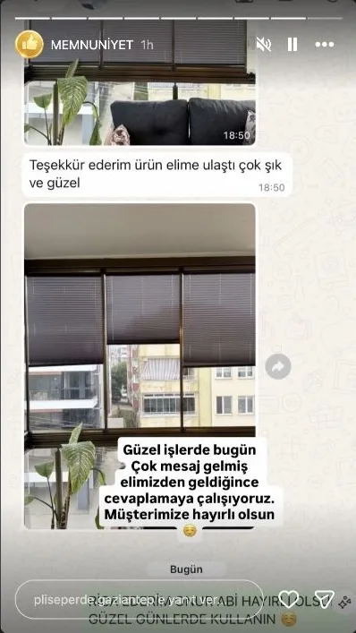 Instagram plise perde memnuniyet paylaşımı 9