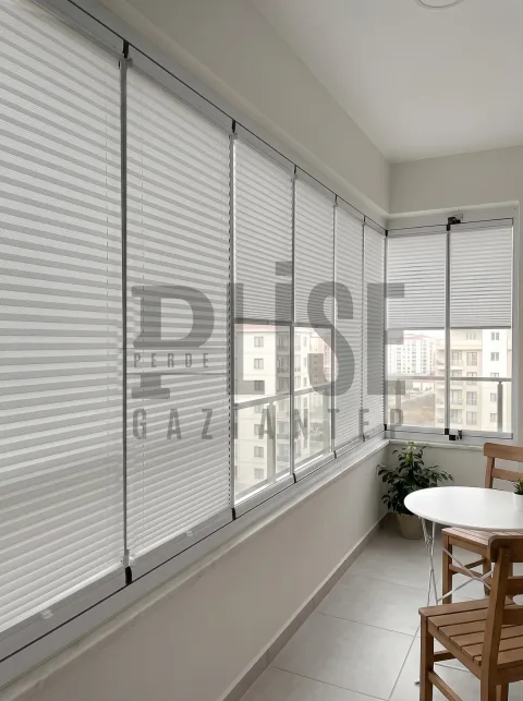 NANO PRO 01 Nano Pro Kumaş plise perde — Cam balkon